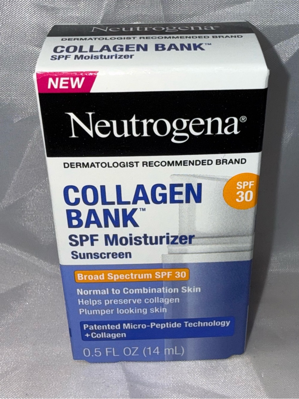Neutrogena Collagen Bank SPF Moisturizer – White/Blue/Orange/Pink